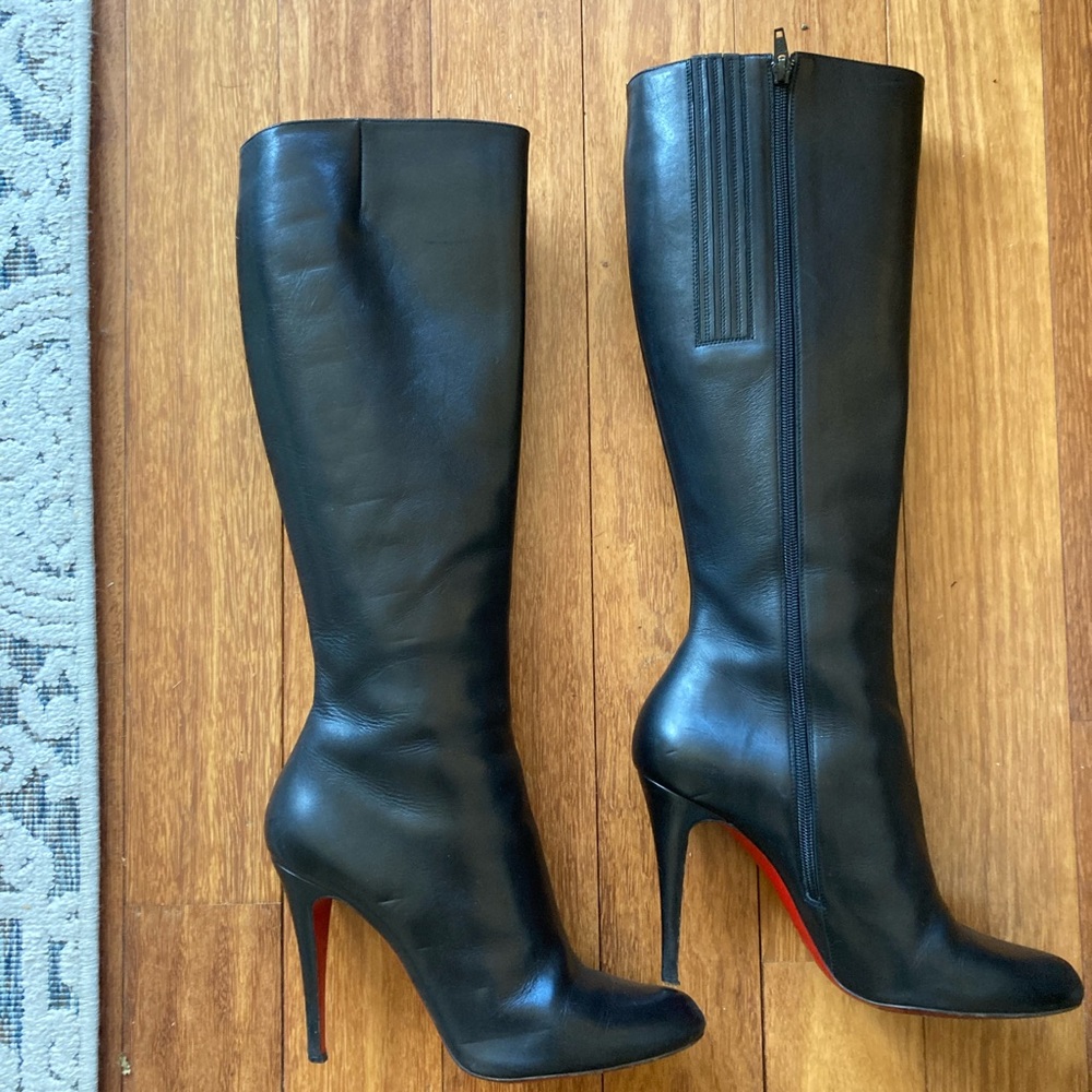 Christian Louboutin tall boots size 9.5 US and size 41 EUR